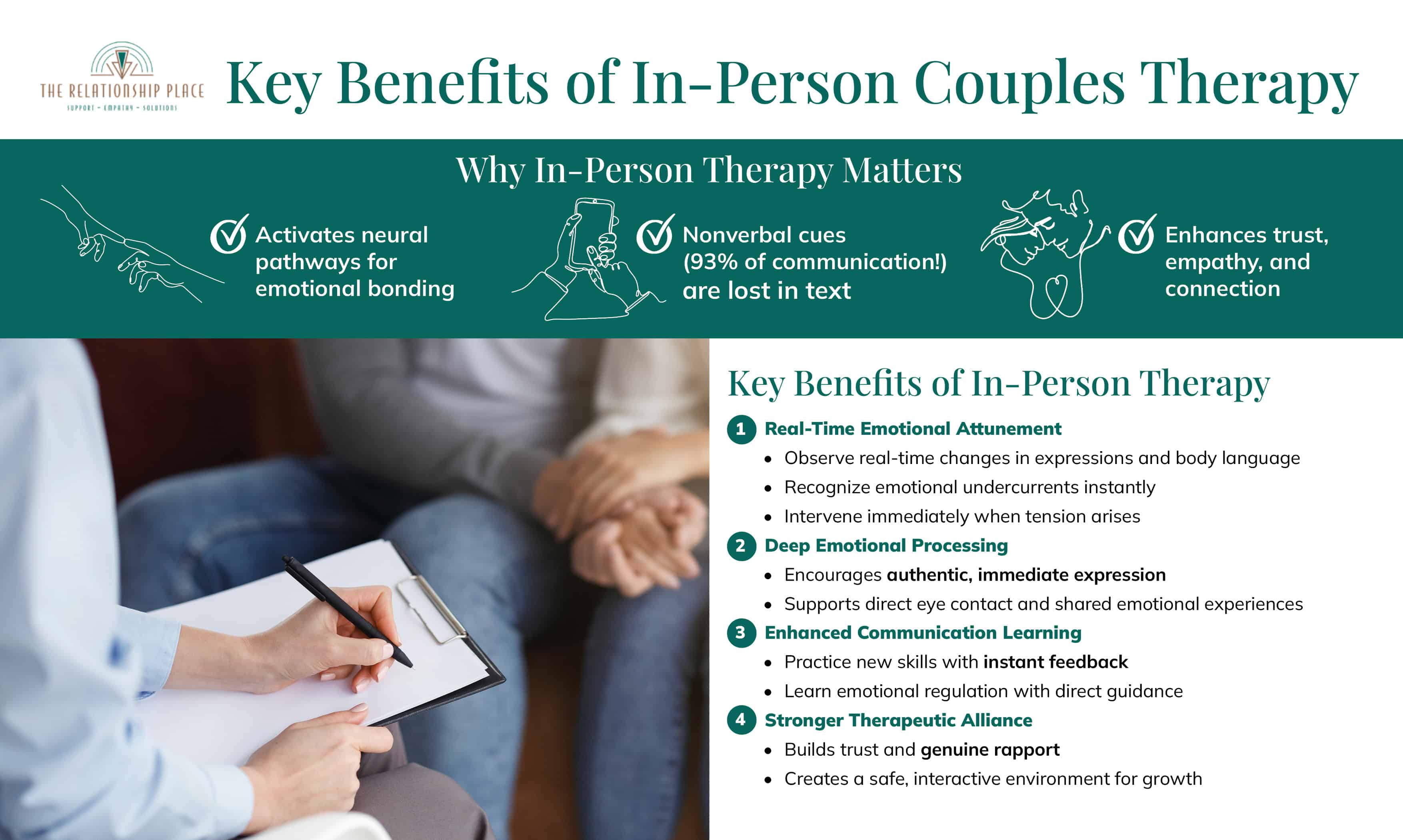 key benefits of in-person therapy